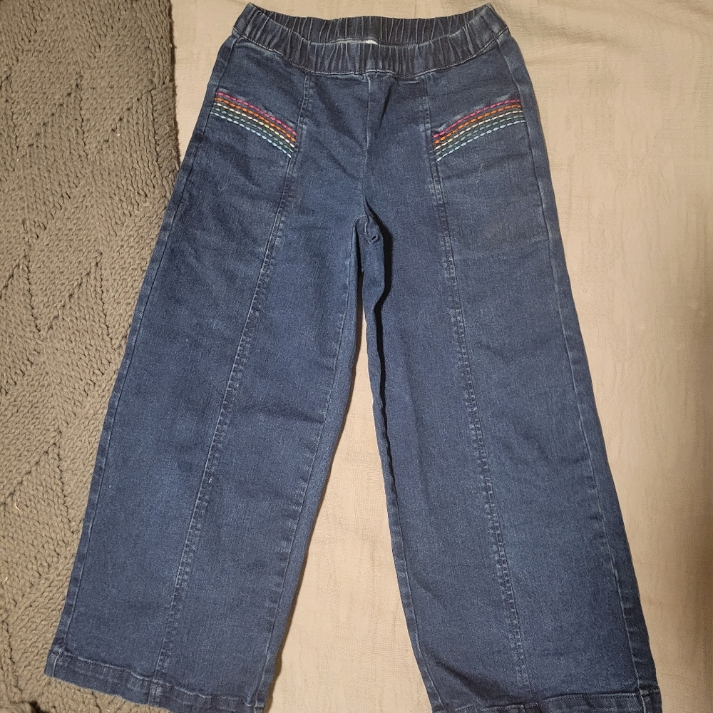 Girl's Rainbow Pocket Jeans